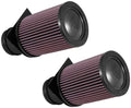 K&N Engineering E-0658 Replacement Air Filter for Audi R8 2014-2018 and Lamborghini Huracan 2015
