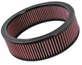 K&N Engineering E-1500 Air Filter Element for GM Vehicles, 12-inch Diameter, Reusable Cotton Filter in Red