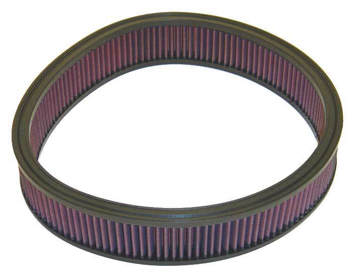 K&N Engineering E-1590 Reusable Cotton Air Filter for GM Vehicles, 13.125 Inch Diameter
