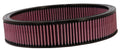 K&N Engineering E-1650 Air Filter Element for GM and Mercedes-Benz Vehicles, 14-Inch Diameter, Reusable Cotton Filter in Red