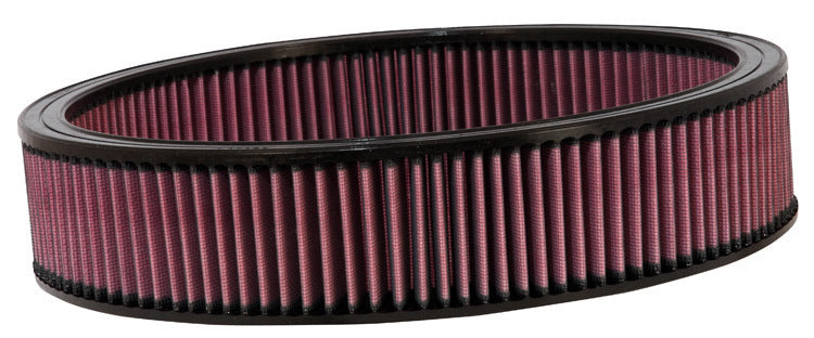 K&N Engineering E-1650 Air Filter Element for GM and Mercedes-Benz Vehicles, 14-Inch Diameter, Reusable Cotton Filter in Red
