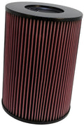 K&N Engineering E-1700 Replacement Air Filter for Hummer H1, Round 9 Inch Diameter, 12.9 Inch Tall, Reusable Cotton Filter, Red Finish
