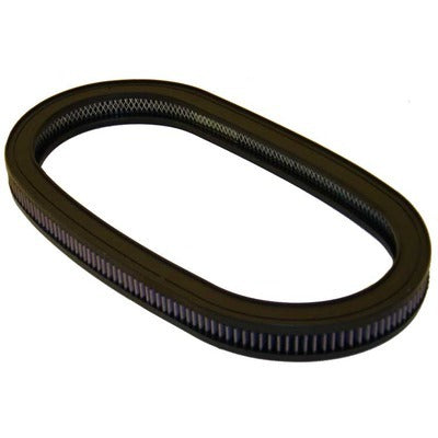 K&N Engineering E-1960 Oval Air Filter Element for Ford 1961-67, Reusable Cotton, 20.81 x 9.5 Inches