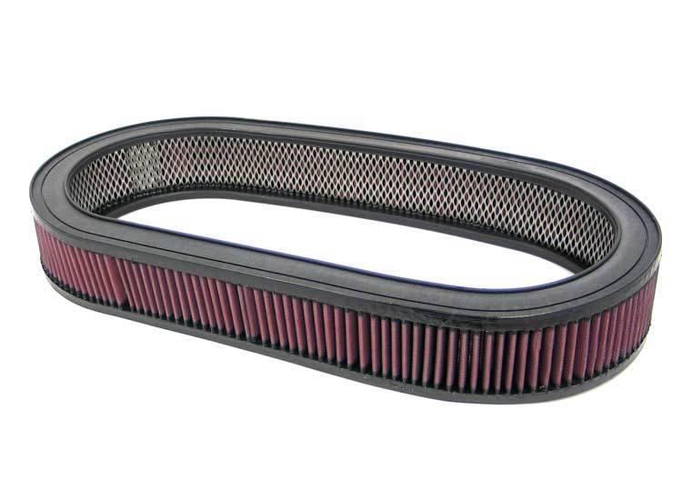 K&N Engineering E-1963 Oval Air Filter Element for Universal Use, 20.813 x 9.5 Inches, Reusable Cotton with Wire Mesh