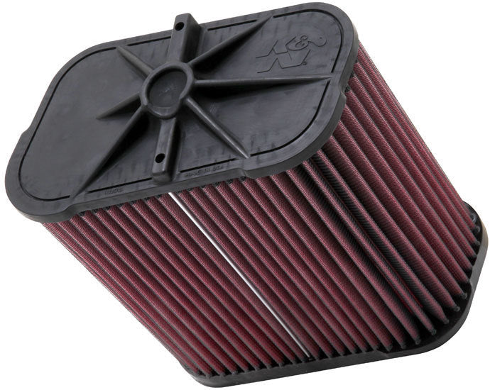 K&N Engineering E-1994 Air Filter Element for BMW M3 2008-2009, Rectangular, Reusable Synthetic Filter in Red