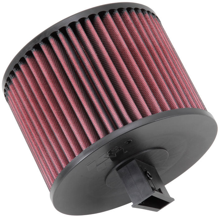 K&N Engineering E-2022 Replacement Air Filter for BMW, 6.906 Inch Diameter, 5.331 Inch Tall, Reusable Cotton, Red