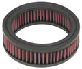 K&N Engineering E-2470 Replacement Air Filter for Harley Davidson and Austin Motorcycle Applications, Round, 6.06 Inch Diameter, 1.88 Inch Tall, Reusable Cotton, Red Finish