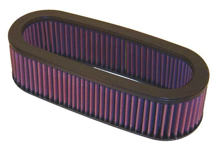 K&N Engineering E-2990 Air Filter Element for Nissan 280ZX 1981-84, Oval, Reusable Cotton, Red Finish