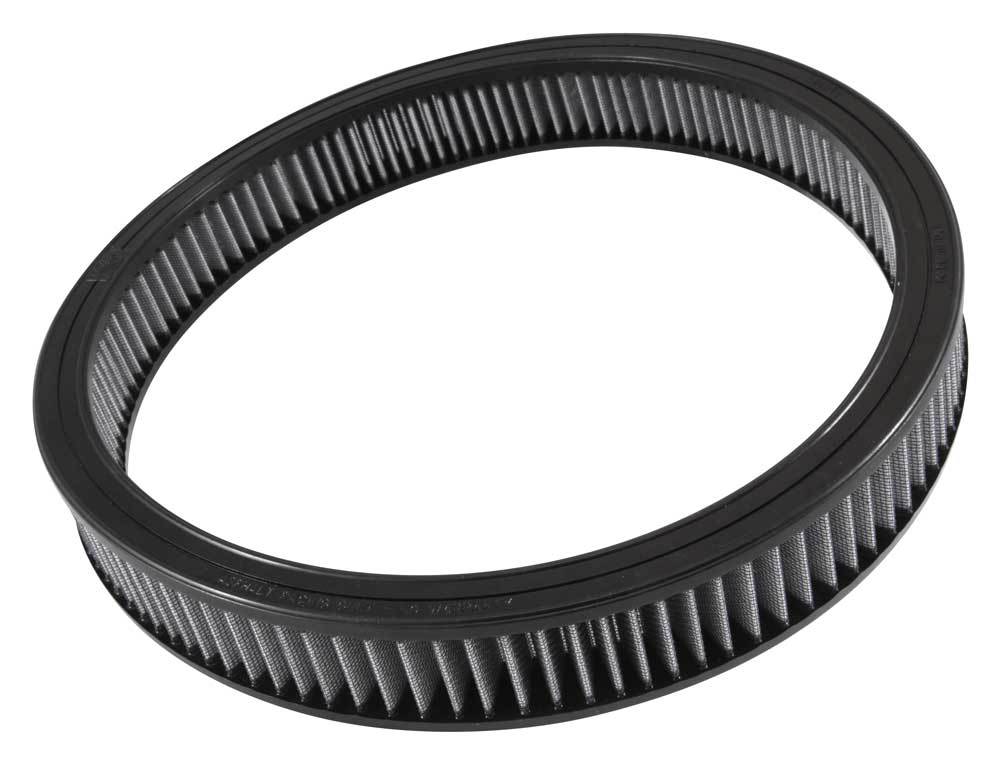 K&N Engineering E-3032R Round Air Filter, 14 Inch Diameter, 2 Inch Height, Reusable Cotton Media, Red Finish