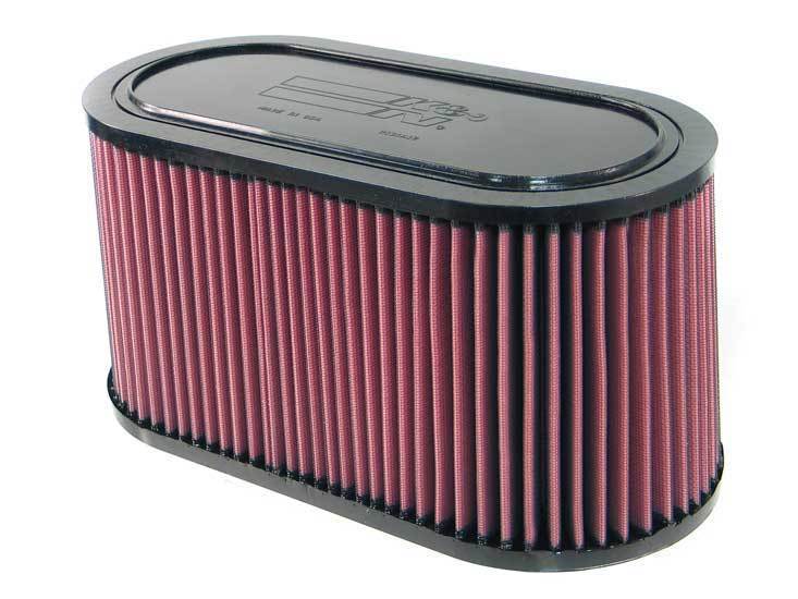 K&N Engineering E-3033 Replacement Oval Air Filter for Universal Use, 13.5 x 6.56 Inches