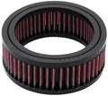 K&N Engineering E-3200 Round Air Filter Element, 5.375 Inch Diameter, Reusable Cotton, Red