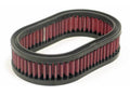 K&N Engineering E-3321 Replacement Air Filter for Vehicles with Oval Air Intake, 7 x 4.5 Inches, Reusable Cotton Material