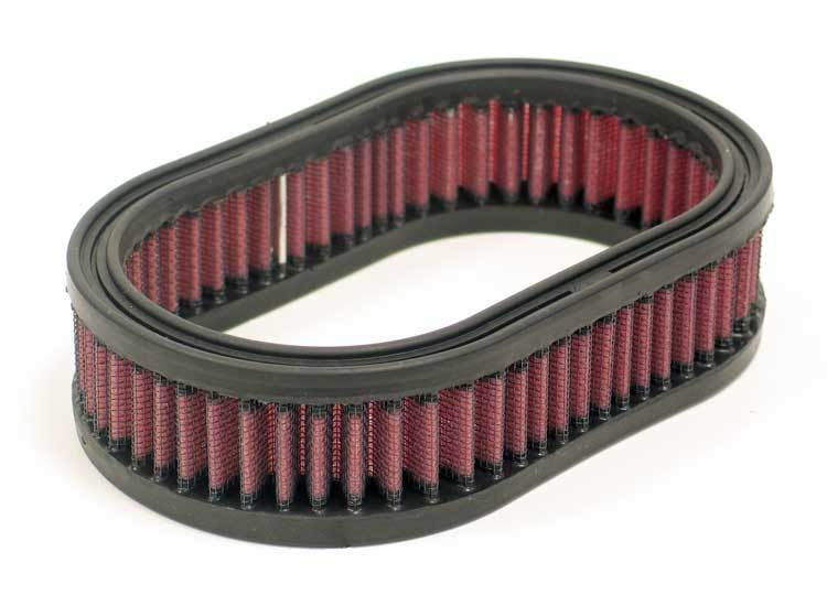 K&N Engineering E-3321 Replacement Air Filter for Vehicles with Oval Air Intake, 7 x 4.5 Inches, Reusable Cotton Material
