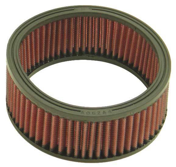 K&N Engineering E-3322 Air Filter Element for Universal Fit, 6.25 Inch Diameter, 2.5 Inch Tall, Reusable Cotton Red