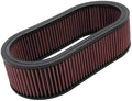 K&N Engineering E-3514 Oval Reusable Cotton Air Filter 14.625 x 7.75 Inches