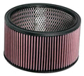 K&N Engineering E-3650 Air Filter Element, 9 Inch Diameter, 5 Inch Tall, Reusable Cotton, Wire Mesh Included, Red