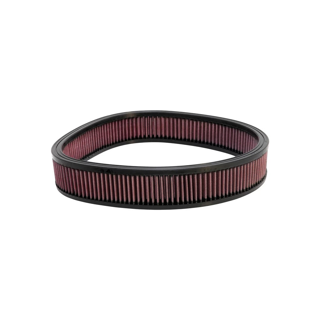 K&N Engineering E-3735 Air Filter Element for Universal Use, 14 Inch Diameter, 2.5 Inch Tall, Reusable Cotton Filter in Red