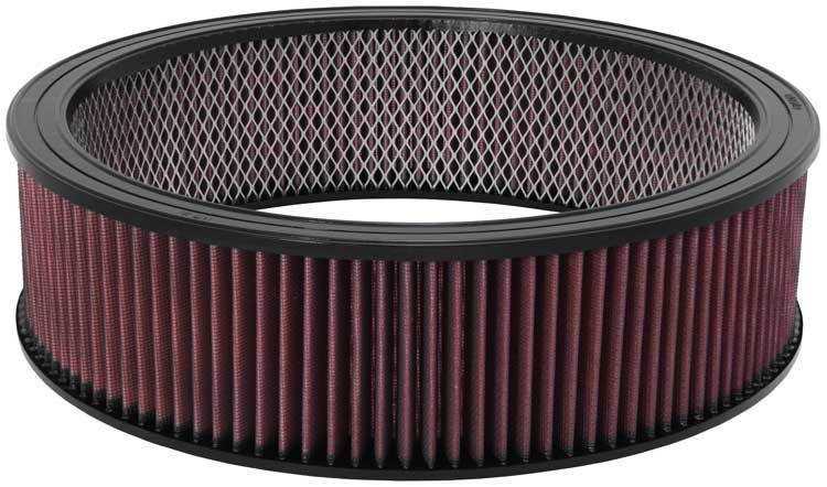 K&N Engineering E-3750 Air Filter Element for Universal Fit, 14 Inch Diameter, 4 Inch Tall, Reusable Cotton with Wire Mesh