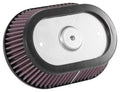 K & N Engineering E-3988 Custom Conical Air Filter 10 x 6 Inch Base, 8 x 5 Inch Top, 2.375 Inch Tall, Reusable Cotton Element, Red