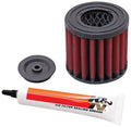 K&N Engineering E-4142 Air Filter Element for Briggs & Stratton 206, 2.75 Inch Diameter, 2.813 Inch Tall, Reusable Cotton with Wire Mesh