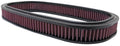 K&N Engineering E-9178 Oval Air Filter Element for Mercedes-Benz E-Class 1986-1993, Reusable Cotton, 17.5 x 9.875 Inches