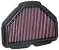K&N Engineering HA-1818 Replacement Air Filter for Honda Gold Wing 2018-2025, Panel, 10.81 x 8 Inches, Reusable Cotton Filter in Red