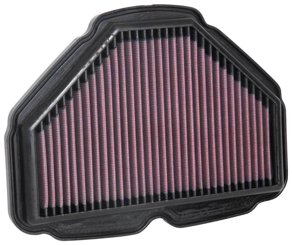 K&N Engineering HA-1818 Replacement Air Filter for Honda Gold Wing 2018-2025, Panel, 10.81 x 8 Inches, Reusable Cotton Filter in Red