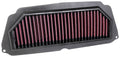 K and N Engineering HA-6519 Replacement Air Filter for Honda CBR650R 2019-2025, Panel, Reusable Cotton, Red