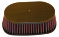 K&N Engineering HA-6592 Performance Air Filter for Honda XR650L 1993-2017, Oval, Reusable Cotton, Red