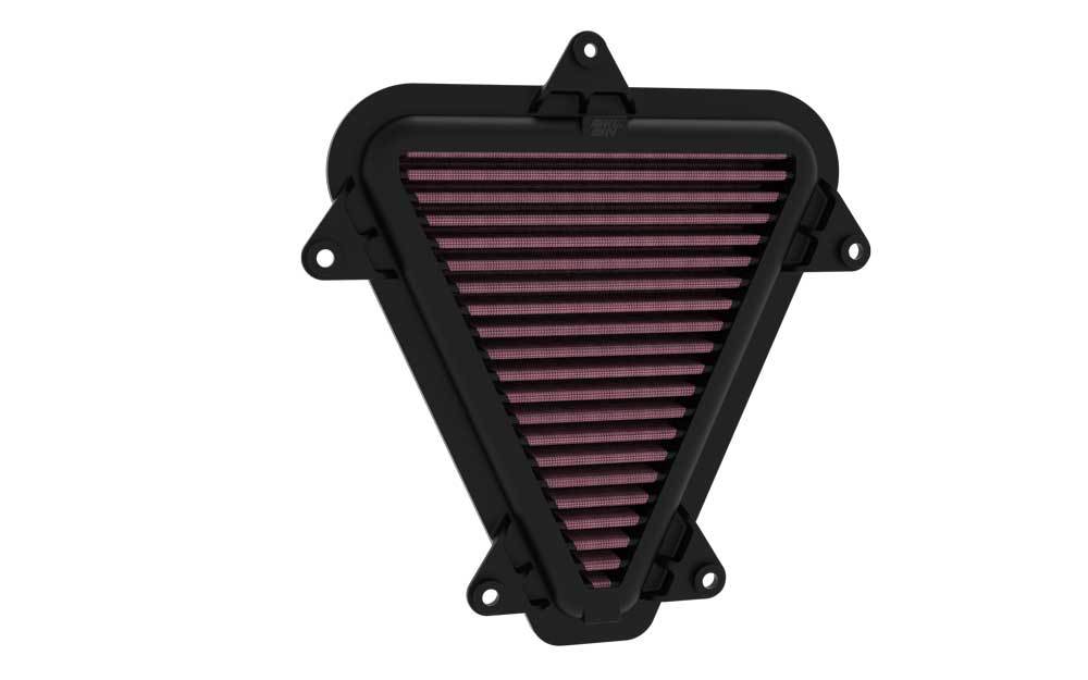 K&N Engineering HA-7523 Replacement Air Filter for Honda CB750 Hornet and XL450 Transalp, Panel Style, 9.125 x 8.688 inches, Reusable Cotton Filter