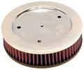 K&N Engineering HD-0600 Replacement Air Filter for Harley Davidson Screamin Eagle, 7 Inch Diameter, Reusable Cotton Filter