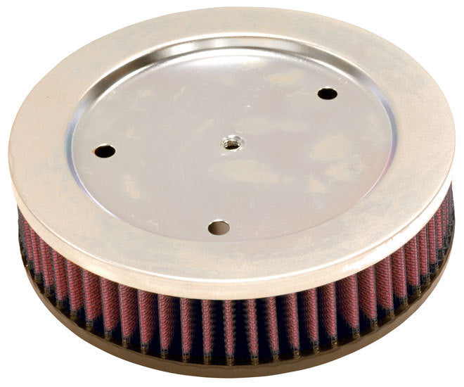 K&N Engineering HD-0600 Replacement Air Filter for Harley Davidson Screamin Eagle, 7 Inch Diameter, Reusable Cotton Filter