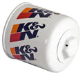 K&N Engineering HP-1004 Oil Filter for Canister Applications, 3.44 Inches Tall, 20 mm x 1.50 Thread, Steel Construction, White Finish
