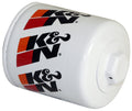 K&N Engineering HP-1007 Performance Oil Filter Canister, 3.75 Inch Tall, 13/16-16 Thread, Steel, White Finish