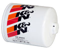 K & N Engineering HP-2002 Performance Oil Filter for GM Vehicles, Canister, Screw-On, 4.69 Inches Tall, 13/16-16 Thread, Steel with White Paint Finish