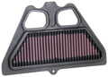 K & N Engineering KA-9017 Replacement Air Filter for Kawasaki ZR900 / Z900 (2017-2025), Panel, 11.375 x 7.141 Inches, Reusable Cotton Material