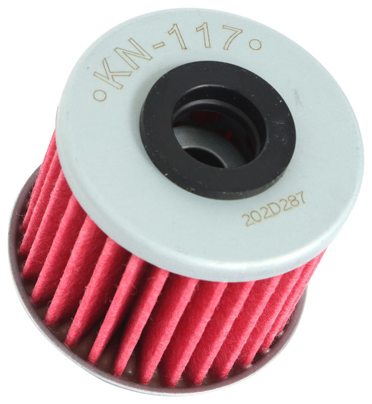 K&N Engineering KN-117 Oil Filter Cartridge, 1.4 Inch Tall, 1.58 Inch Diameter