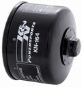 K&N Engineering Oil Filter KN-164 for BMW Motorcycles, Canister, Screw-On, 2.56 Inches Tall, 3/4-16 Thread, Steel Construction, Black Finish