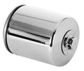 K&N Engineering KN-170C Oil Filter for Harley Davidson Canister, Screw-On, Steel, Chrome Finish