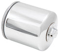K&N Engineering KN-174C Oil Filter Canister for Harley Davidson, 3.84 Inch Tall, Steel with Chrome Finish