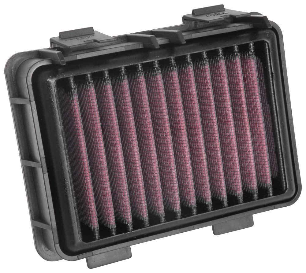 K & N Engineering K-1217 Replacement Air Filter for KTM 125/250/390 Duke 2017-2024, Panel, Reusable Cotton, Red