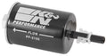 K And N Engineering PF-2100 Fuel Filter In-Line Paper Element 3/8 Inch Hose Barb Steel Black