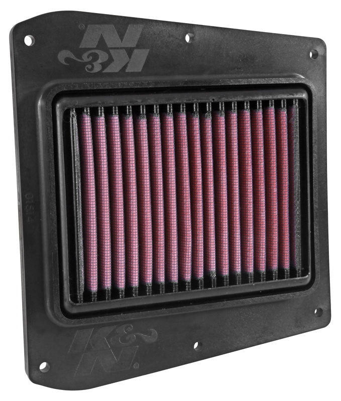 K&N Engineering PL-1115 Replacement Air Filter for Indian Scout 2015-2024, Panel, Reusable Cotton, Red Finish