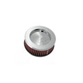 K&N Engineering RC-0850 Clamp-On Air Filter, Round, 5.125 Inch Diameter, Reusable Cotton Media, Red Finish