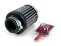 K & N Engineering RC-2540 Clamp-On Air Filter with Reusable Cotton Element, 2.25 Inch Base, 2 Inch Top, 2.5 Inch Tall, Red