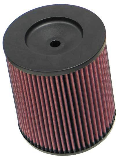 K&N Engineering RC-4900 Clamp-On Air Filter, Conical Shape, 7.375 Inch Base Diameter, 6.625 Inch Top Diameter, 7.875 Inch Height, Reusable Cotton Material, Red Finish