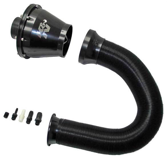 K&N Engineering RC-5052AB Universal Air Intake System with Reusable Oiled Filter