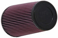 K & N Engineering RE-0810 Air Filter Element, Clamp-On Conical Design, 6-Inch Base Diameter, 4.625-Inch Top Diameter, 9-Inch Height, 3-Inch Flange, Reusable Cotton Material, Red Finish, Universal Fit