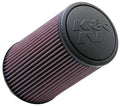 K&N Engineering RE-0870 Tapered Universal Air Filter Element, 6 Inch Base, 4.625 Inch Top Diameter, 9 Inch Height, 4 Inch Flange, Reusable Cotton Material, Red Finish