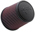 K&N Engineering RE-0930 Universal Clamp-On Conical Air Filter, 6-Inch Base Diameter, 4.625-Inch Top Diameter, 6-Inch Height, Red Cotton Reusable Material